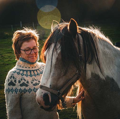 Billede af Winnie og hest