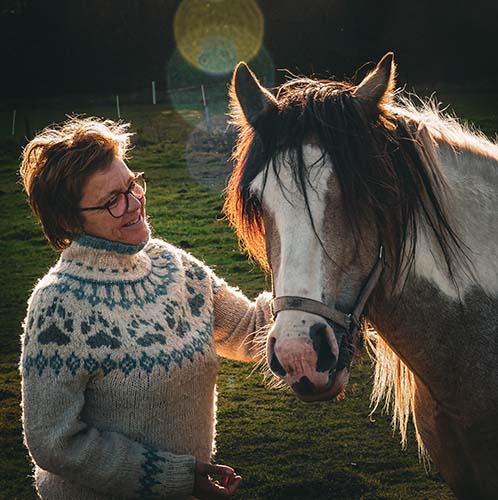 Billede af Winnie og hest